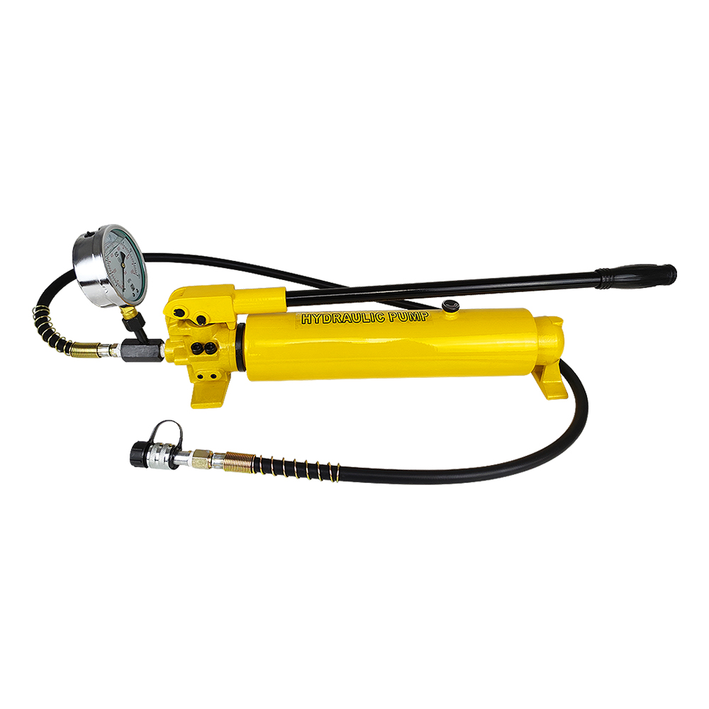 Hand Operated Manual Hydraulic Pump 700 Bar Dual Stage High Pressure 700–2700cc Single Acting