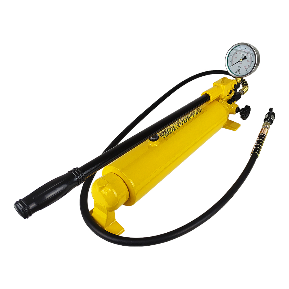 Hand Operated Manual Hydraulic Pump 700 Bar Dual Stage High Pressure 700–2700cc Single Acting