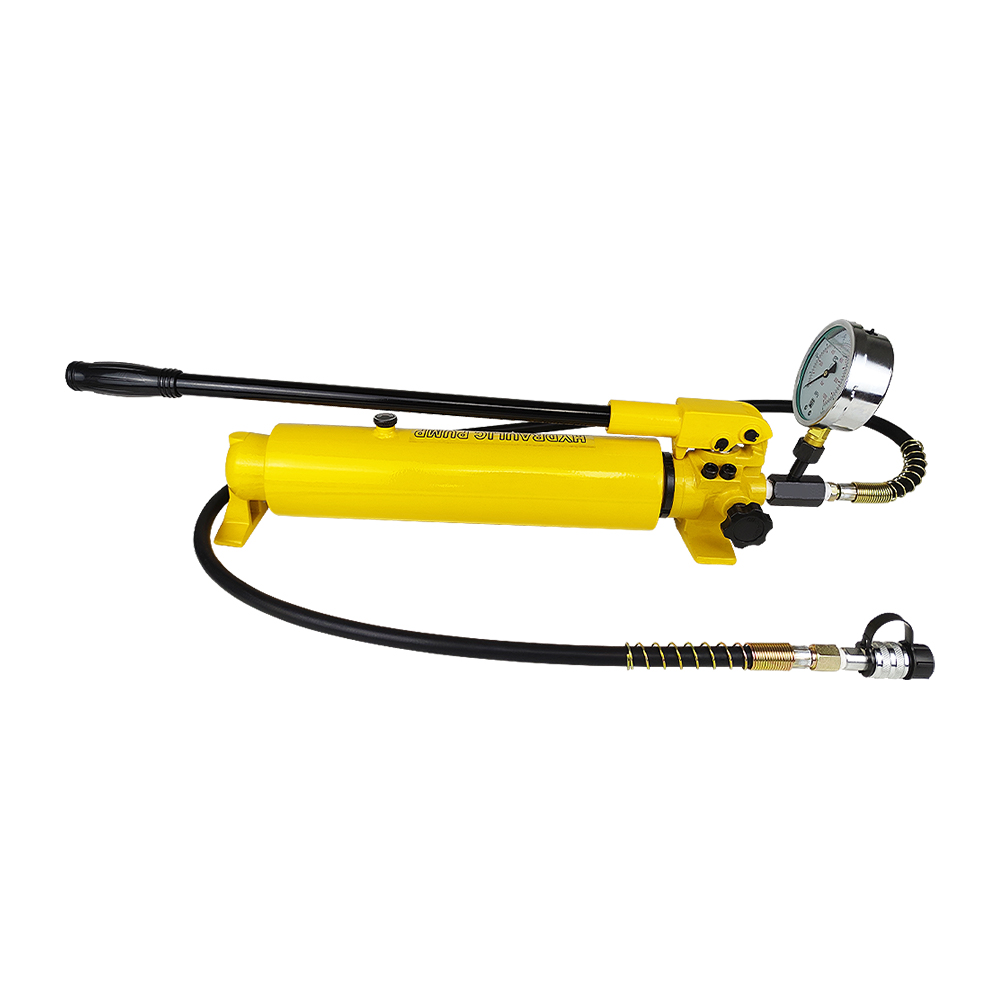 Hand Operated Manual Hydraulic Pump 700 Bar Dual Stage High Pressure 700–2700cc Single Acting