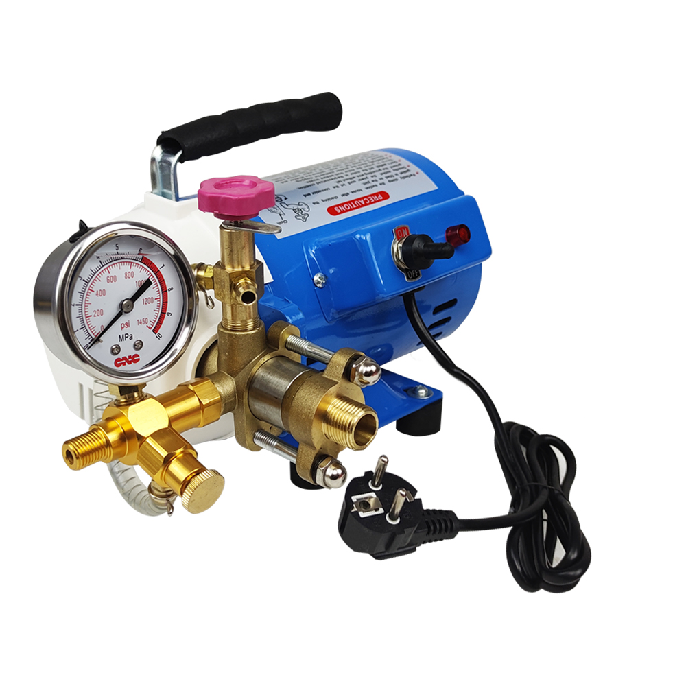 Electric Pressure Test Pump 150W–350W 25–100 Bar Clean Water Pipeline Testing Pump 220V