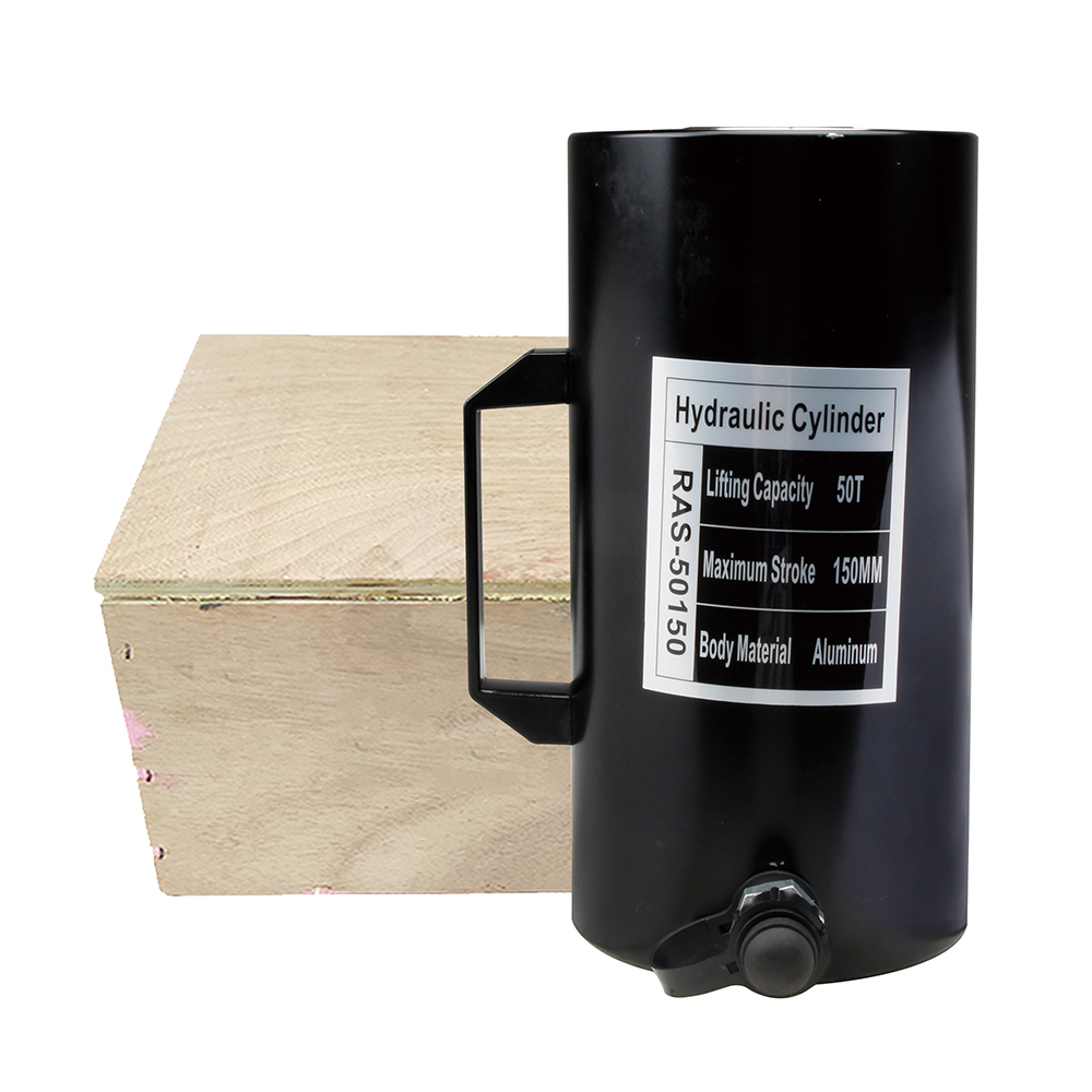 RAS Series 10-100 Ton Lightweight Aluminum Single-Acting Hydraulic Cylinder Jack