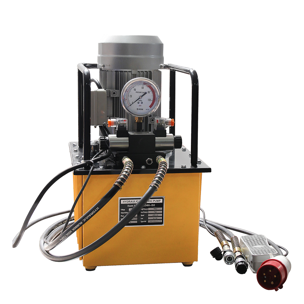Double Acting Hydraulic Electric Pump 700 Bar High Pressure Power Pack 750W–3KW
