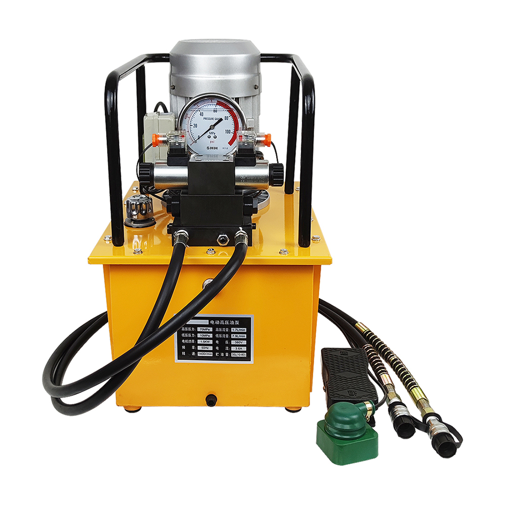 Double Acting Hydraulic Electric Pump 700 Bar High Pressure Power Pack 750W–3KW