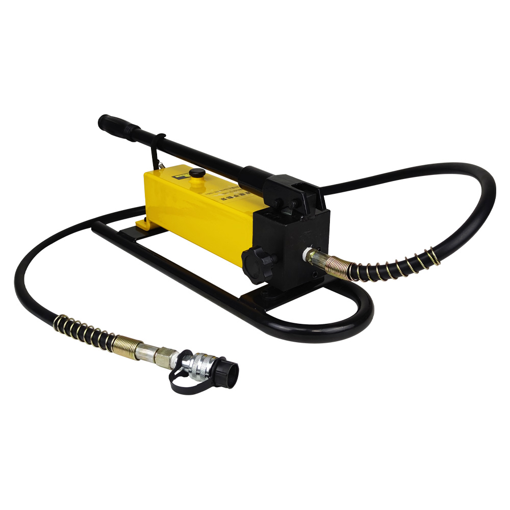 Hand Operated Manual Hydraulic Pump 700 Bar Dual Stage High Pressure 700–2700cc Single Acting