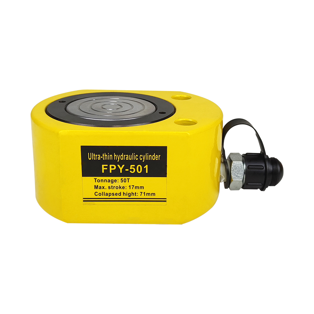 FPY Series 5T - 200T Low-Profile Single-Acting Hydraulic Cylinder Jacks