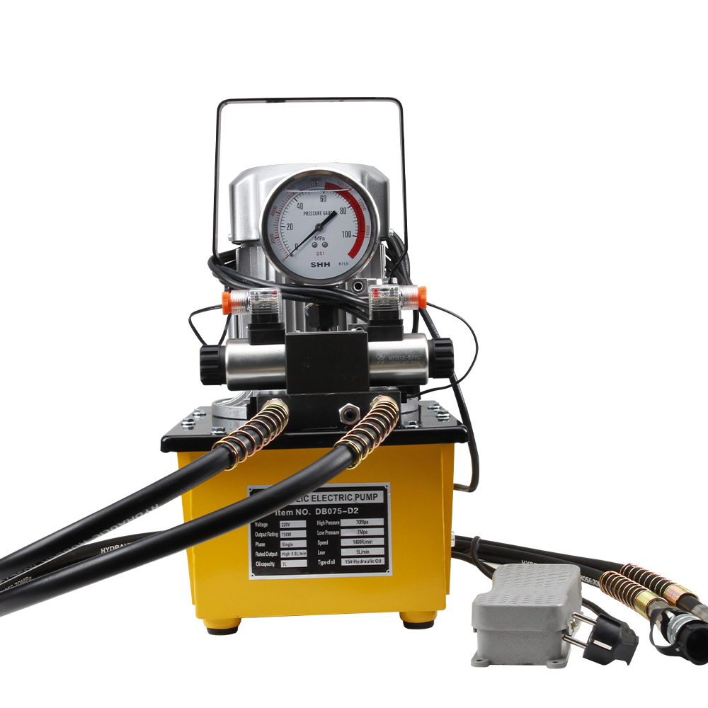 Double Acting Hydraulic Electric Pump 700 Bar High Pressure Power Pack 750W–3KW