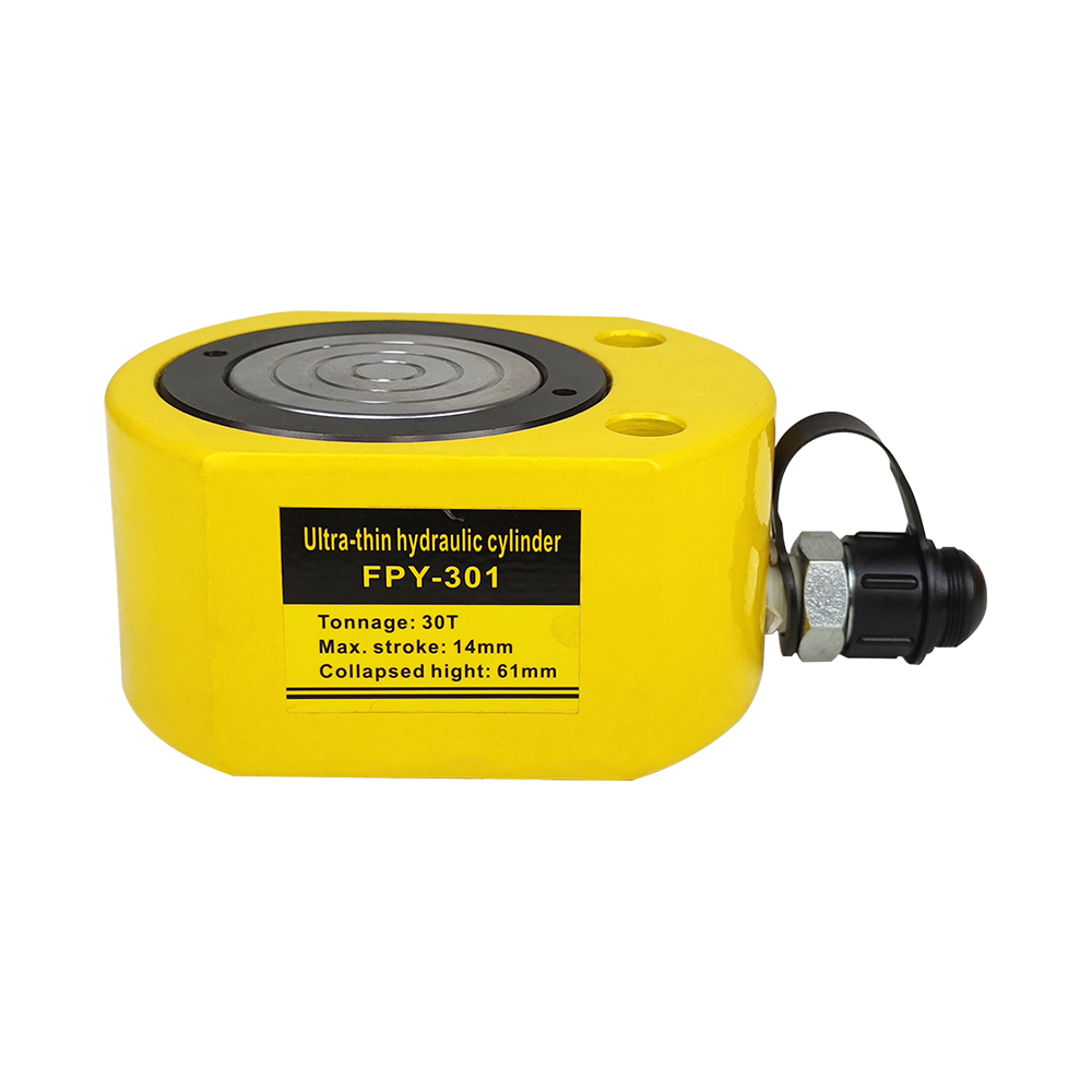 FPY Series 5T - 200T Low-Profile Single-Acting Hydraulic Cylinder Jacks