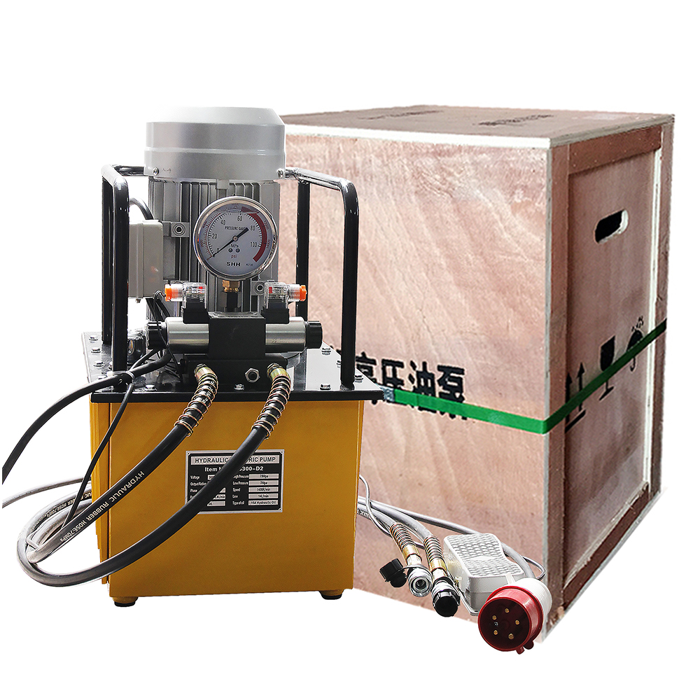 Double Acting Hydraulic Electric Pump 700 Bar High Pressure Power Pack 750W–3KW