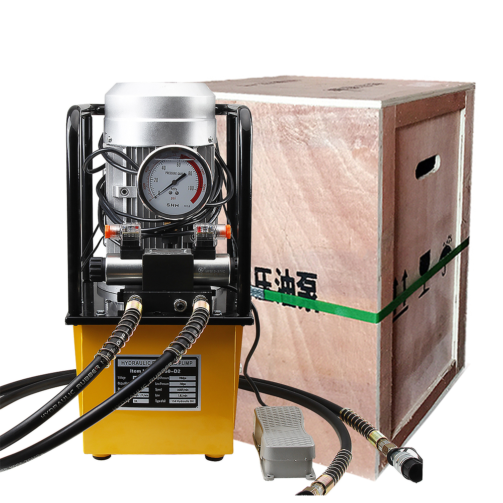 Double Acting Hydraulic Electric Pump 700 Bar High Pressure Power Pack 750W–3KW