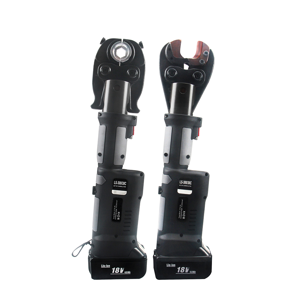 300 Series 2-in-1 Battery-Powered Hydraulic Cable Cutter and Crimper