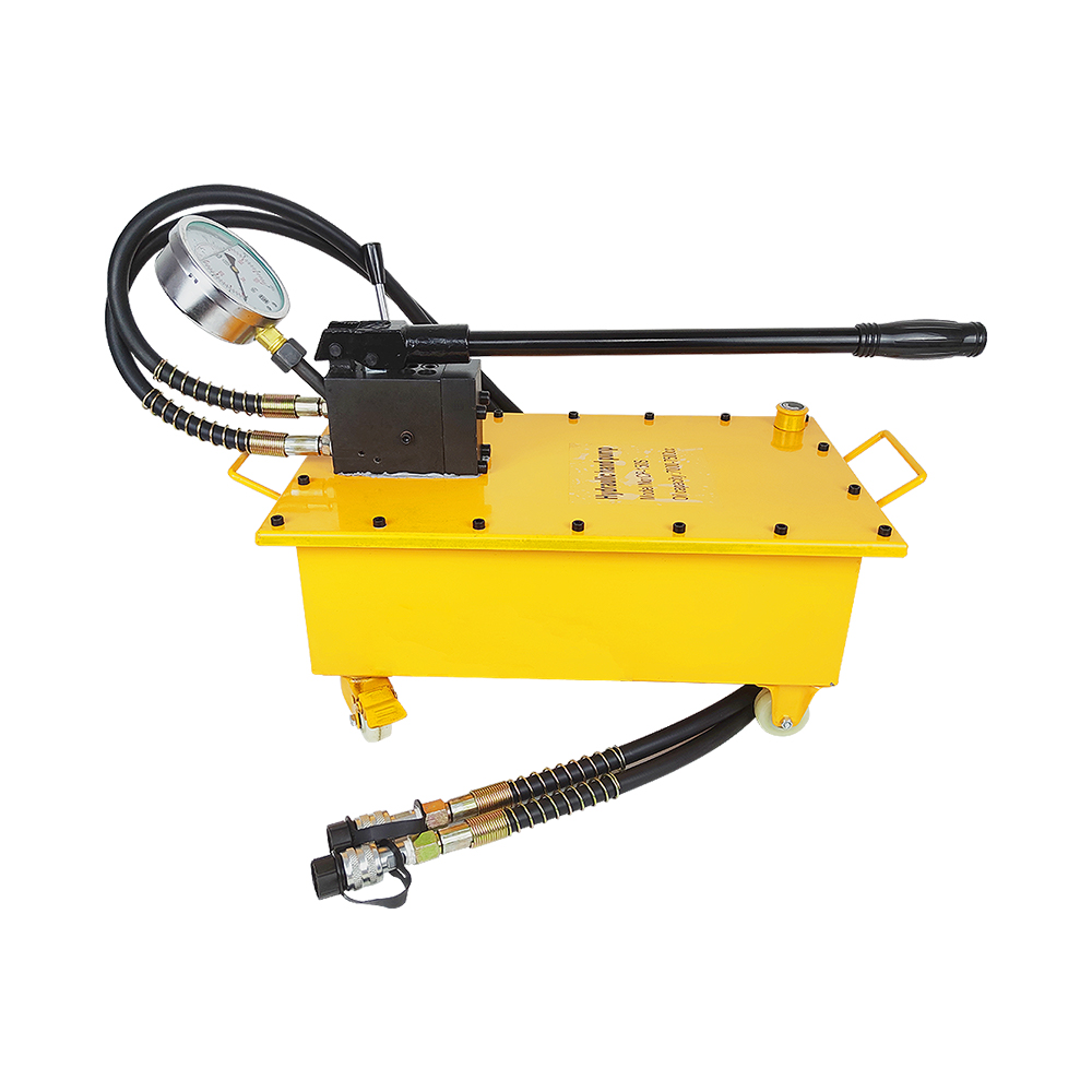 Double Acting Hand Operated Hydraulic Pump 700 Bar High Pressure Manual Pump 7L–21L Large Tank