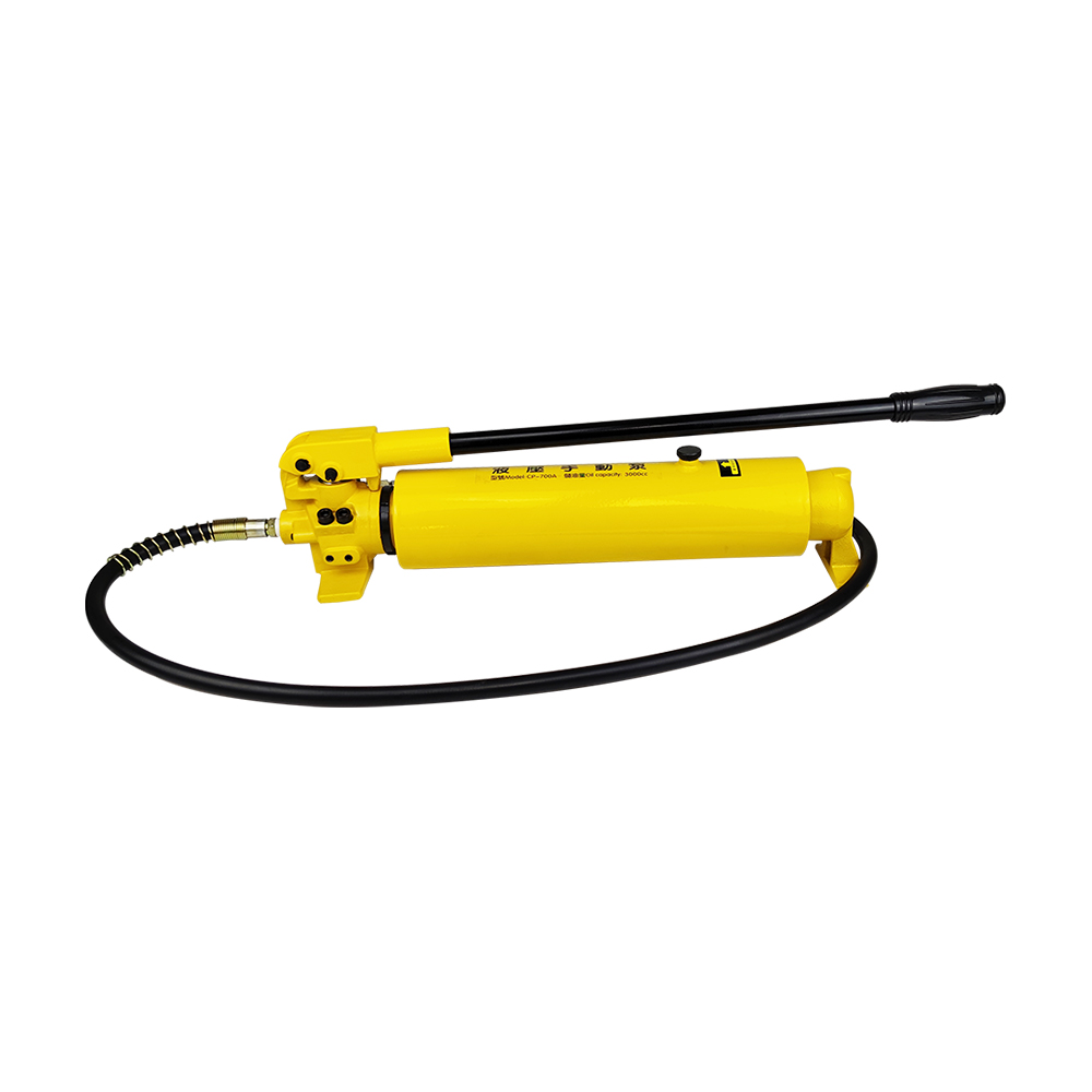 Hand Operated Manual Hydraulic Pump 700 Bar Dual Stage High Pressure 700–2700cc Single Acting