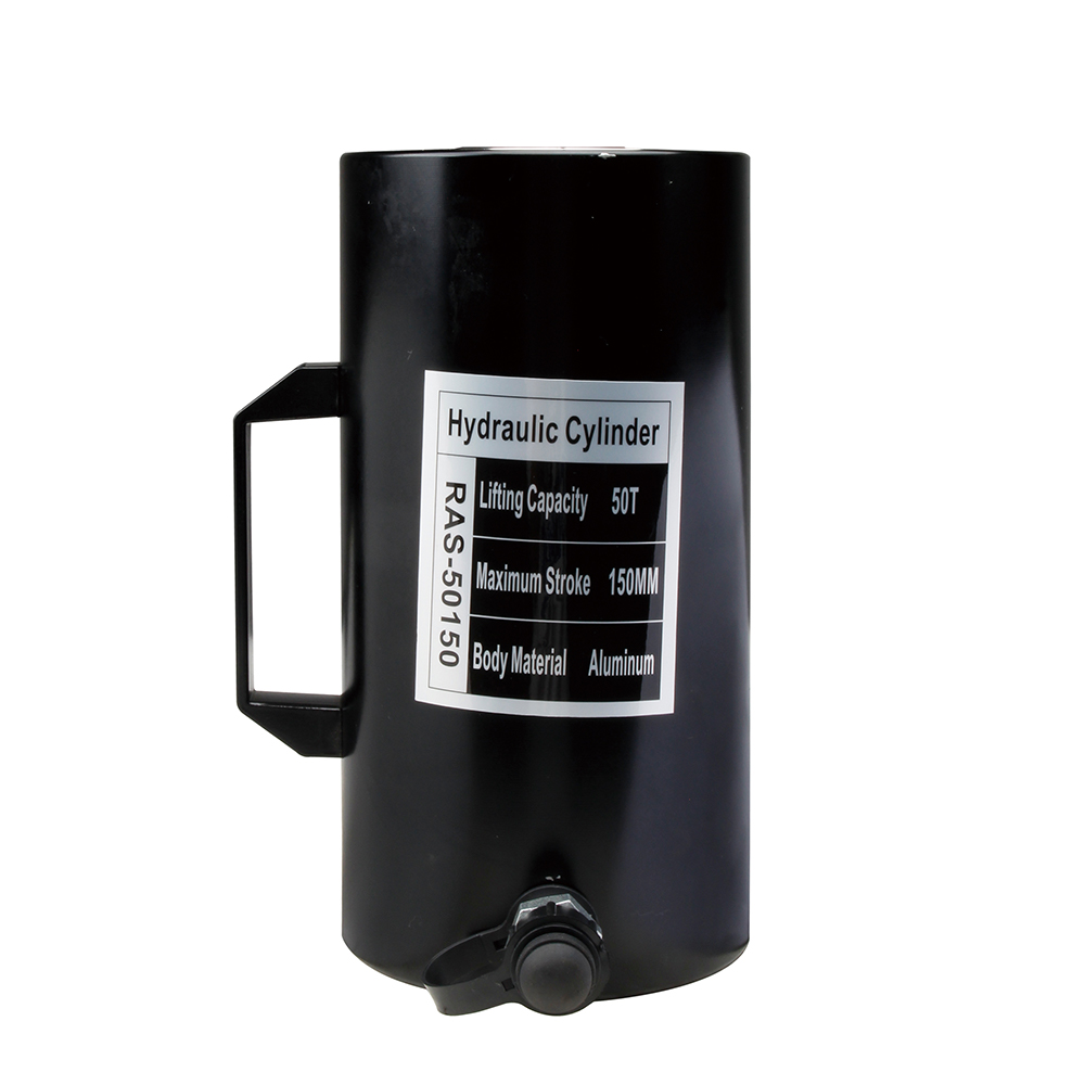 RAS Series 10-100 Ton Lightweight Aluminum Single-Acting Hydraulic Cylinder Jack