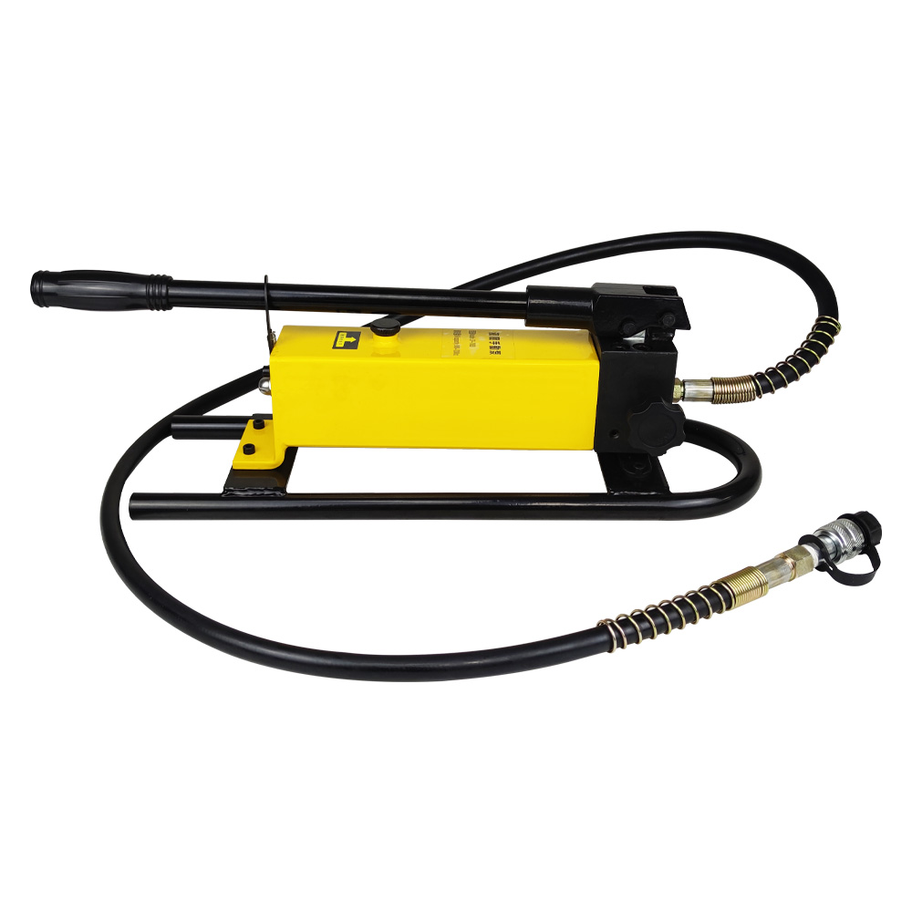 Hand Operated Manual Hydraulic Pump 700 Bar Dual Stage High Pressure 700–2700cc Single Acting