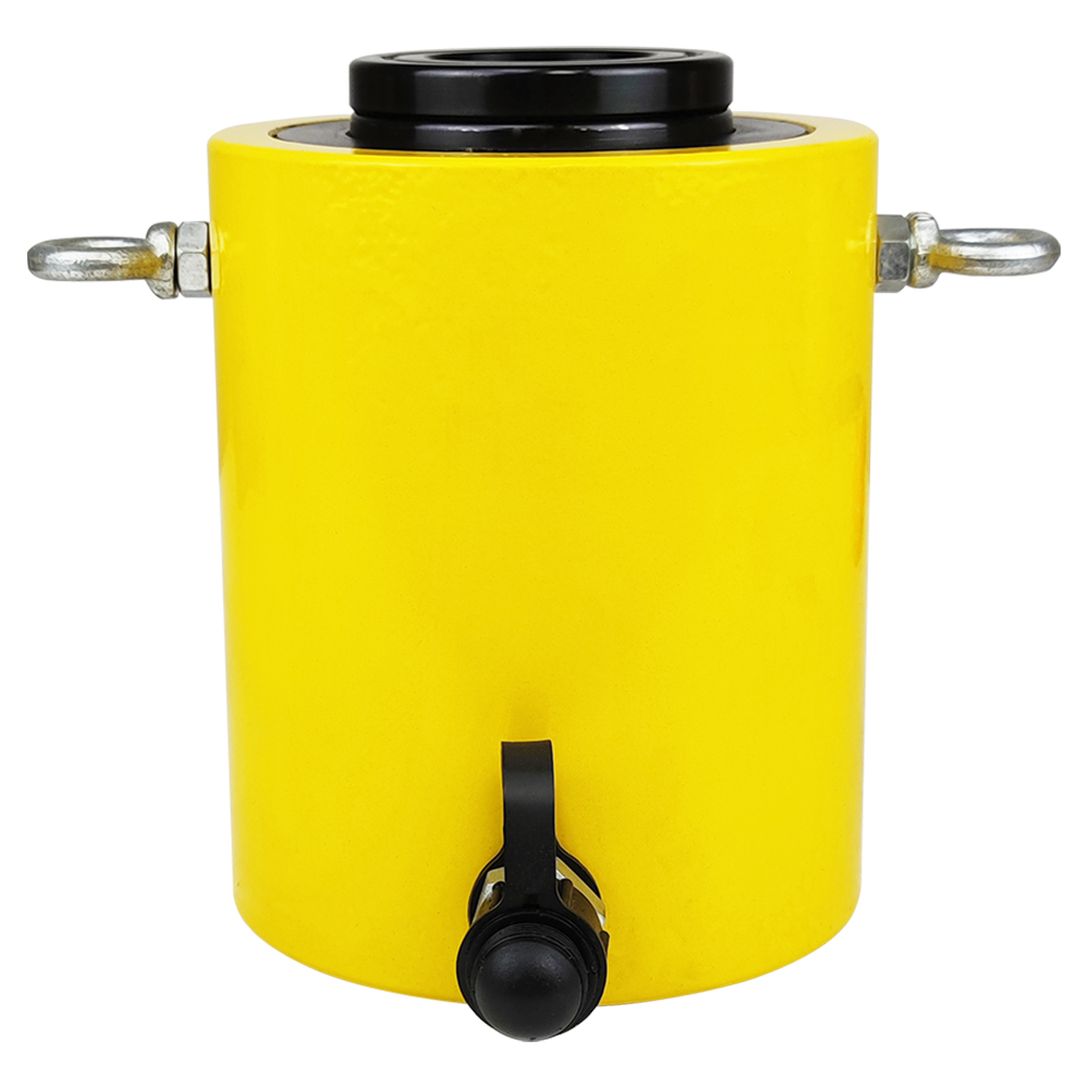 Hollow Plunger Single Acting Hydraulic Cylinder Jack 20T–60T 50mm Stroke Steel Body