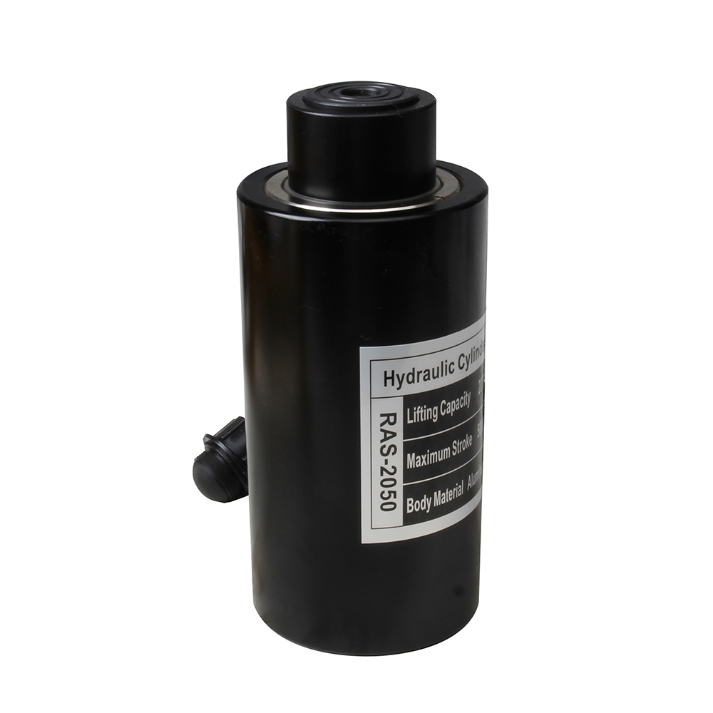 Single Acting Aluminum Hydraulic Cylinder Jack 10T–30T 50mm Stroke Lightweight Portable Lifting Ram