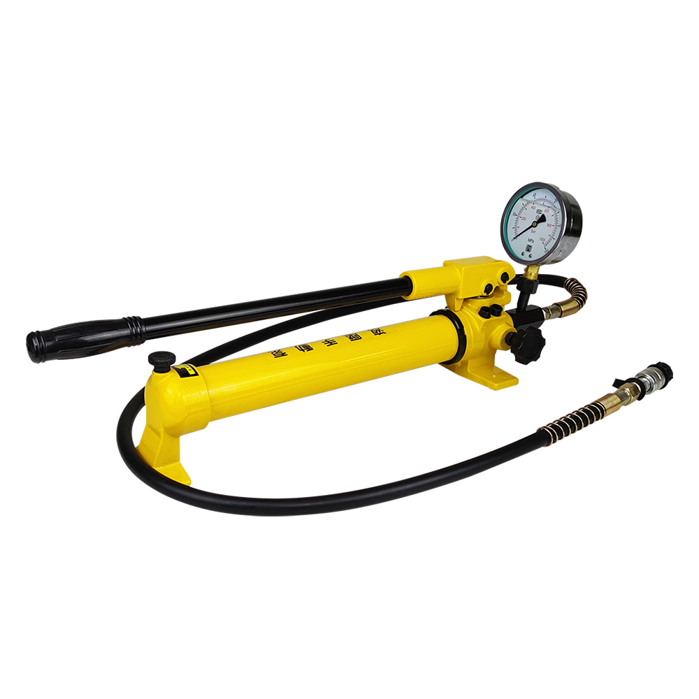 Hand Operated Manual Hydraulic Pump 700 Bar Dual Stage High Pressure 700–2700cc Single Acting