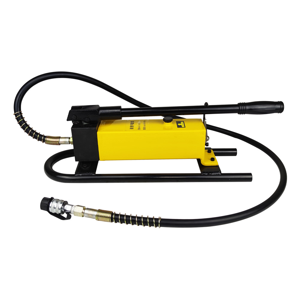 Hand Operated Manual Hydraulic Pump 700 Bar Dual Stage High Pressure 700–2700cc Single Acting