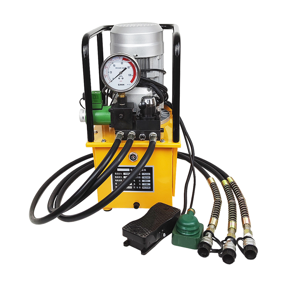 750W–1.5KW Three Way Hydraulic Electric Pump 700 Bar High Pressure Power Pack