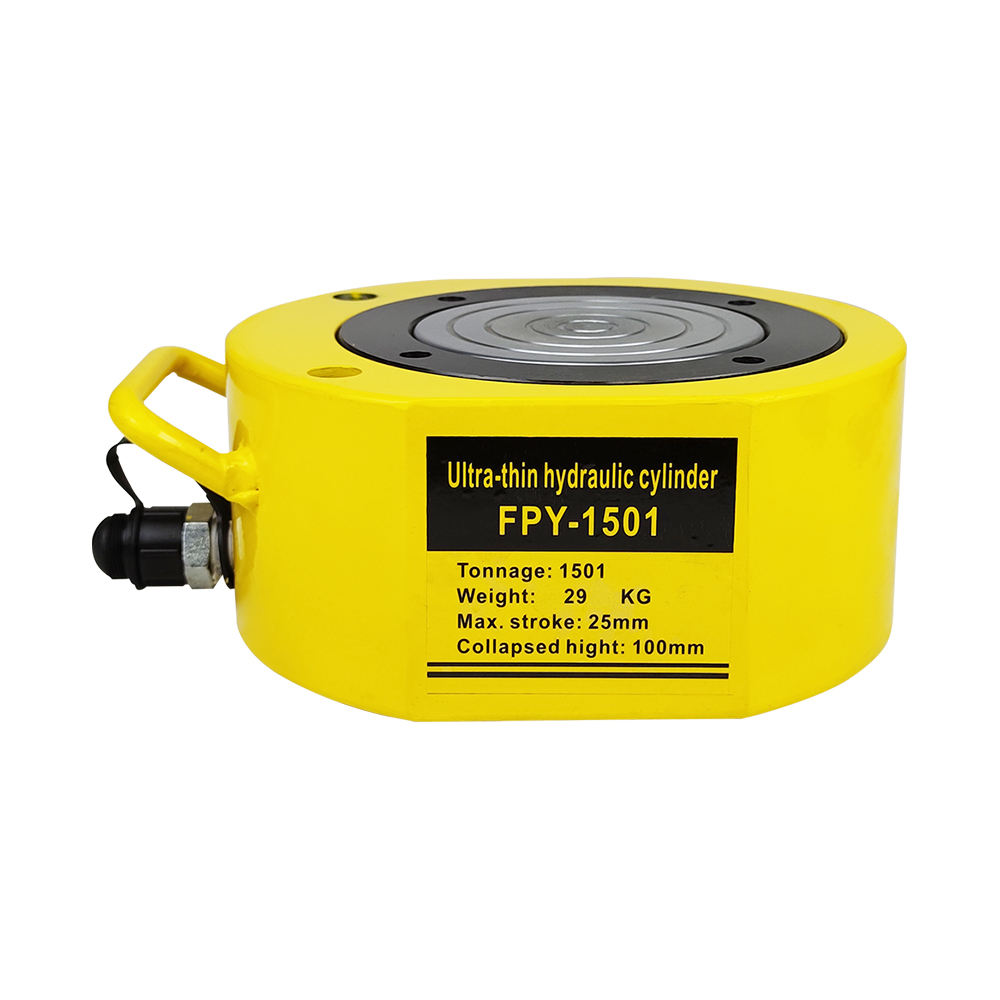 FPY Series 5T - 200T Low-Profile Single-Acting Hydraulic Cylinder Jacks
