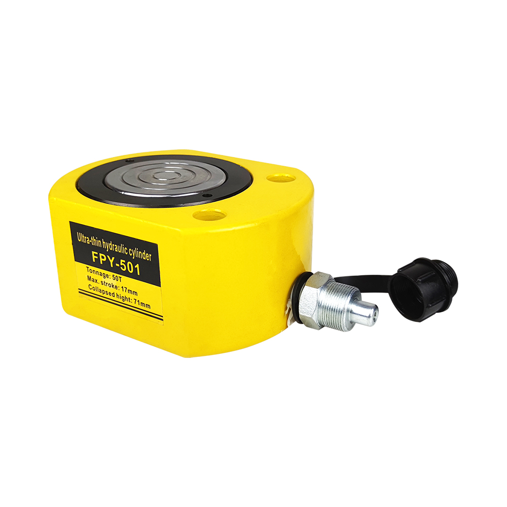 FPY Series 5T - 200T Low-Profile Single-Acting Hydraulic Cylinder Jacks