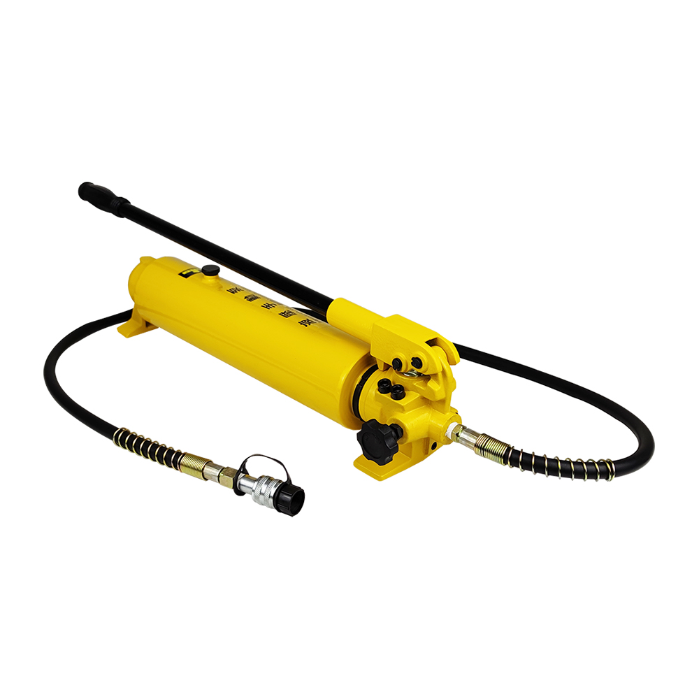 Hand Operated Manual Hydraulic Pump 700 Bar Dual Stage High Pressure 700–2700cc Single Acting